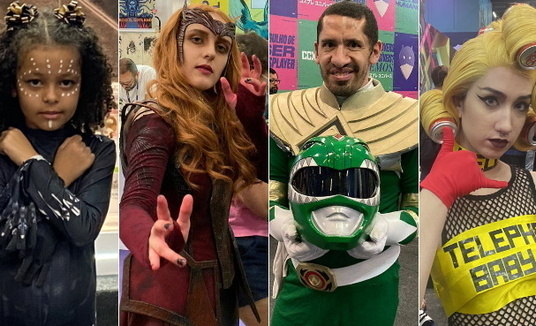 Pantera Negra, Power Ranger verde e até Lady Gaga: veja alguns dos cosplays mais legais da CCXP (Eduardo Reis e Felipe Gladiador/R7)